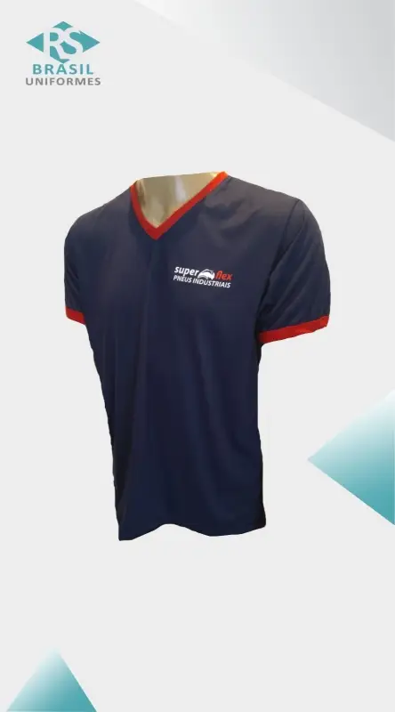 Camisa gola italiana uniforme